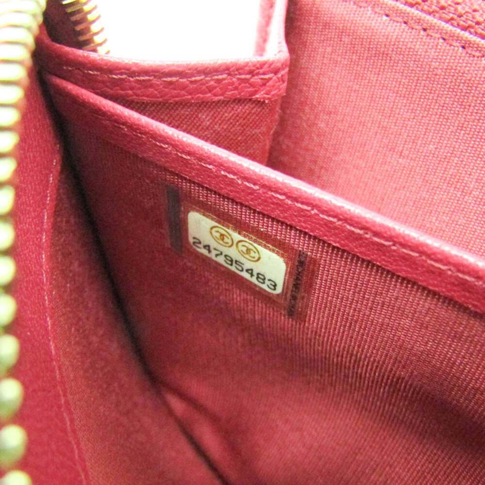 CHANEL Authentic Pink Lambskin Leather Wallet - Picture 14 of 14